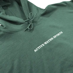 AW Ebroidered Hoodie – Green<ActiveWake Sale