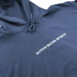 AW Ebroidered Hoodie – Navy<ActiveWake Outlet