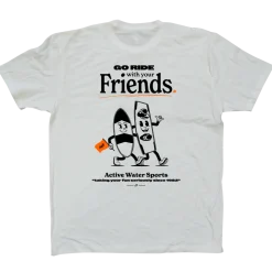 AW Friend T-hirt - White<ActiveWake Best