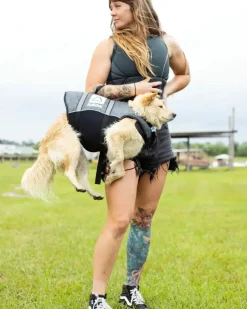 Foow Dog Foating Aid - Back<Follow Wake New