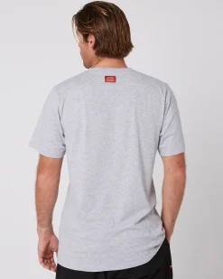 Foow ogo Tee - Heather Grey<Follow Wake Best