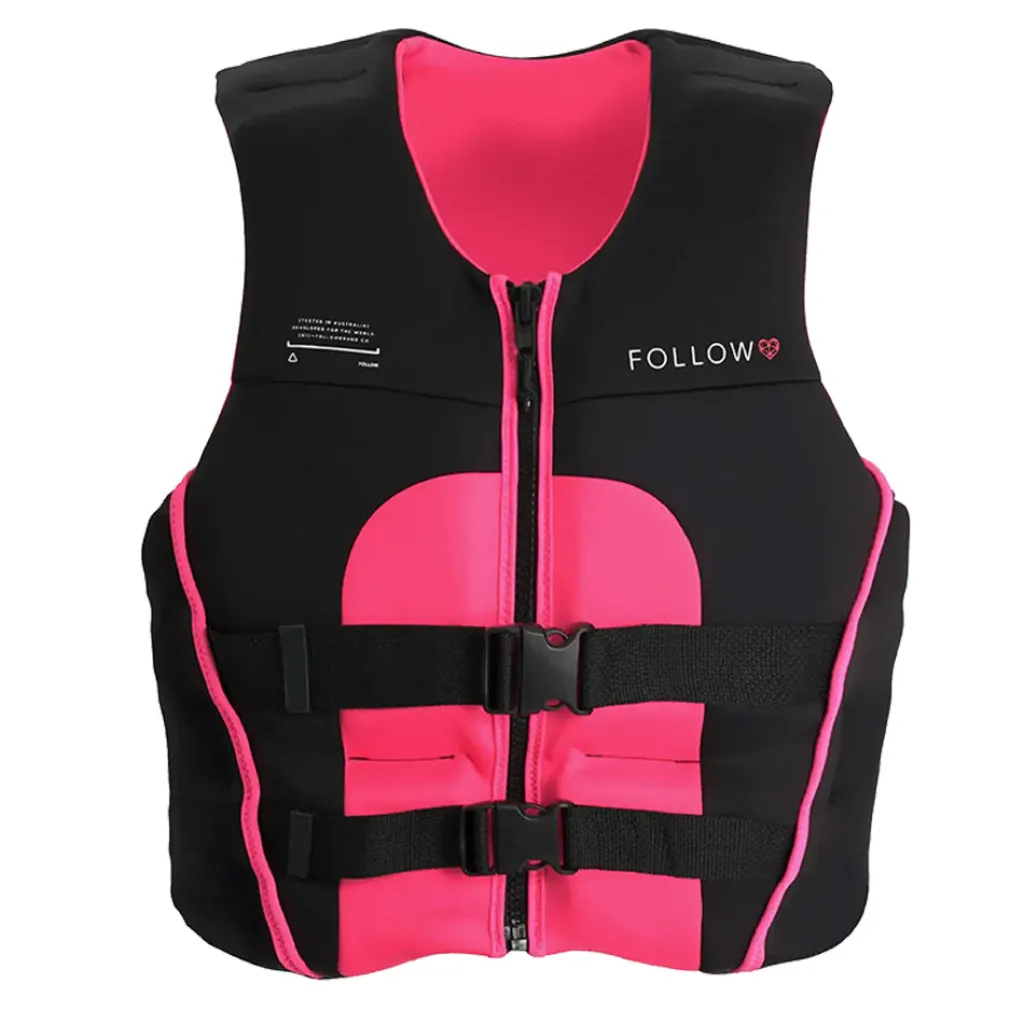 Foow ogo Woen' CGA ife Vet - Pink<Follow Wake Online