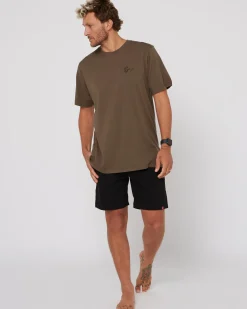 Foow how U Tee - Taupe<Follow Wake
