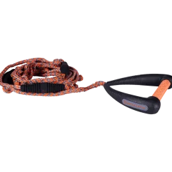 25' Pro Surf Rope w/ Handle - Black/Orange<Hyperlite Outlet