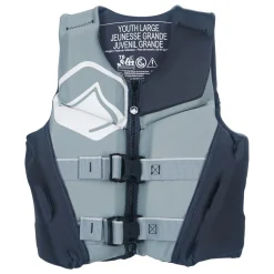 Ruckus Youth CGA Vest (55-75 LBS) - Black/Grey<Liquid Force Sale