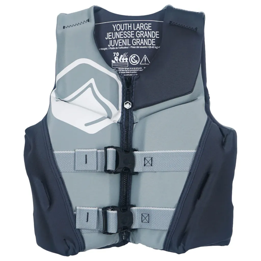 Ruckus Youth CGA Vest (55-75 LBS) - Black/Grey<Liquid Force Sale