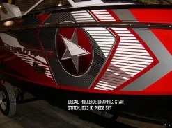 DECAL - Hullside STAR STITCH G23 10 PIECE SET - 130062<Nautique Hot