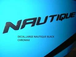DECAL - LARGE BLACK CHROMAX - 140089<Nautique New