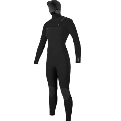 Women's Hyperfreak 5/+mm Chest Zip Full Wetsuit w/ Hood<O'Neill Clearance